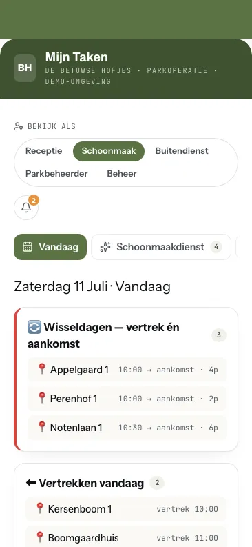 Taken & Workflow op een telefoon